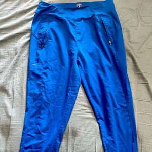 Royal Blue Scrub Pants - Brand Healing Hands - Jogger Style